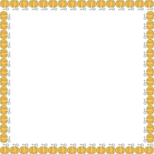 Çiftlik arazisi hasadı. Balkabağı sebze şablonu. Vektör sonbahar el karikatür tarzında çizilmiş resim