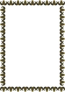 Kafatası cadısı kare çerçevesi. Metnin için boş alanı olan vektör siyah kabile büyücülüğü şablonu. Bebek partisi tasarımı. Tebrik kartı, baskı, poster, çıkartma için tasarım