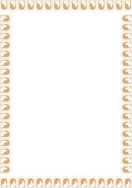 Estetik seramik vazolar çerçevesi. Kırmızı seramik vazo ile minimalist estetik çizim