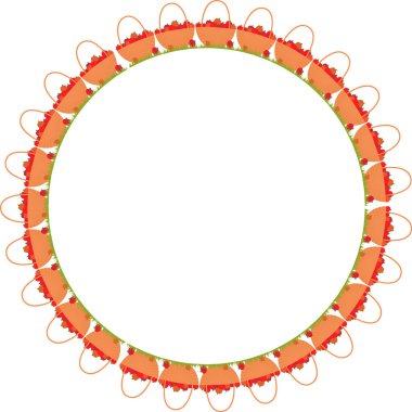 Sepet çerçevesinde elmalar. Merhaba sonbahar, Şükran Günü süslemesi. Metnin için boş alanı olan çerçeve. Bebek partisi tasarımı