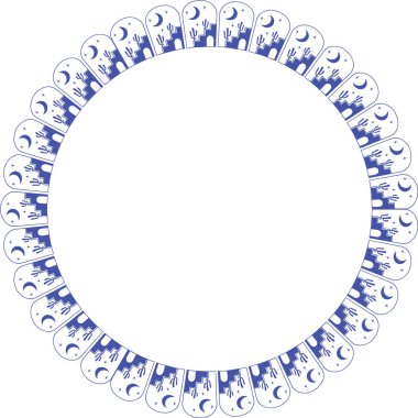 Vazo şişesi çerçevesi. Seramik vazolu minimalist estetik çizim. Bebek partisi tasarımı. Tebrik kartı, baskı, poster, çıkartma için tasarım