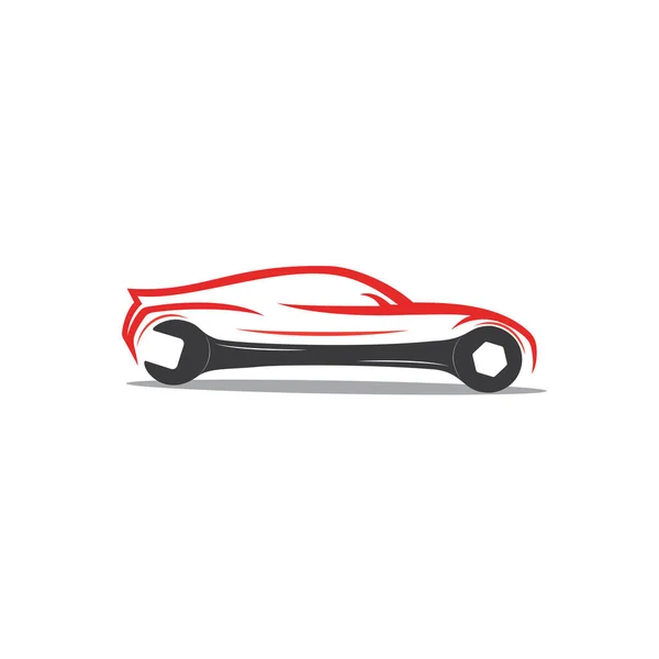 Projekt Logo Naprawy Samochodów Ilustracja Wektora — Wektor stockowy