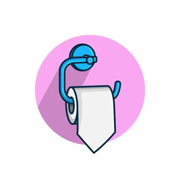Иллюстрация Векторной Иконки Рулона Туалетной Бумаги Здравоохранение Медицинская Икона Концепция — стоковый вектор