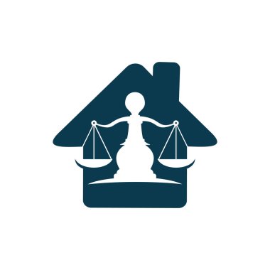 Adalet Logosu. Law House Logo Tasarımı. Emlak Hukuku Logosu, Emlak Logosu.