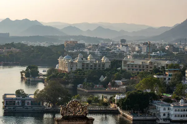 stock image A picture of Udaipur city taken in an evening in Rajasthan, India