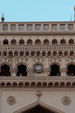 A picture of Iconic Charminar: A Timeless Symbol of Hyderabad's Rich History and Vibrant Culture, Standing Majestically in the Heart of the City clipart