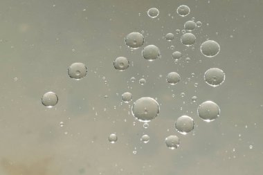 background Oil drops on the water   