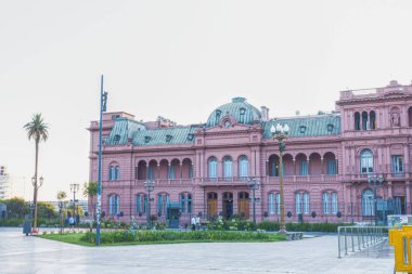 Casa Rosada Hükümeti Buenos Aires, Arjantin 'de çalışıyor.
