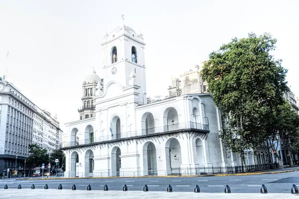 Buenos Aires 'ten Cabildo, Arjantin' den Antik Hükümet Binası        