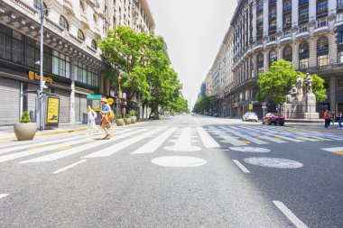 Roque Saenz Pena Buenos Aires, Arjantin 'de yürüyor.