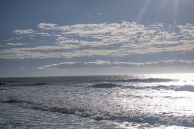 Santa Clara del Mar 'daki deniz manzarası, Buenos Aires, Arjantin