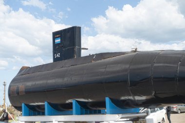 ARA San Juan denizaltı kopyası, Mar del Plata limanında.