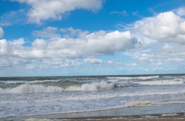 Santa Clara del Mar 'daki deniz manzaralı plajlar, Buenos Aires, Arjantin