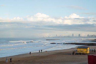 Sahil Sahilleri ve Mar del PLata şehri 