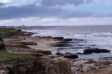 Santa Clara del Mar 'daki sahil şeridi, Arjantin