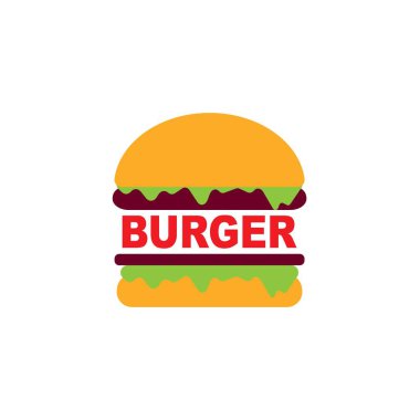 Burger logo design vector illustration