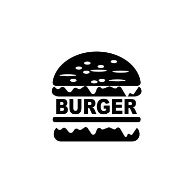 Burger logo design vector illustration