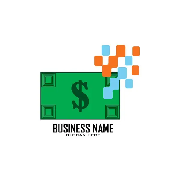 Plantilla Diseño Logotipo Dinero Ilustración —  Fotos de Stock