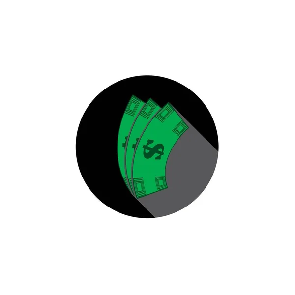 Dinheiro Logotipo Design Modelo Ilustração — Fotografia de Stock