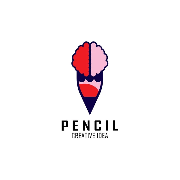 Pencil icon logo design vector template