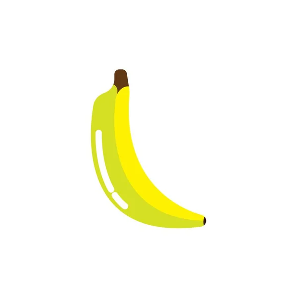 Ilustración Vectorial Plátano Logo Personaje Dibujos Animados Plátano Concepto Icono —  Fotos de Stock