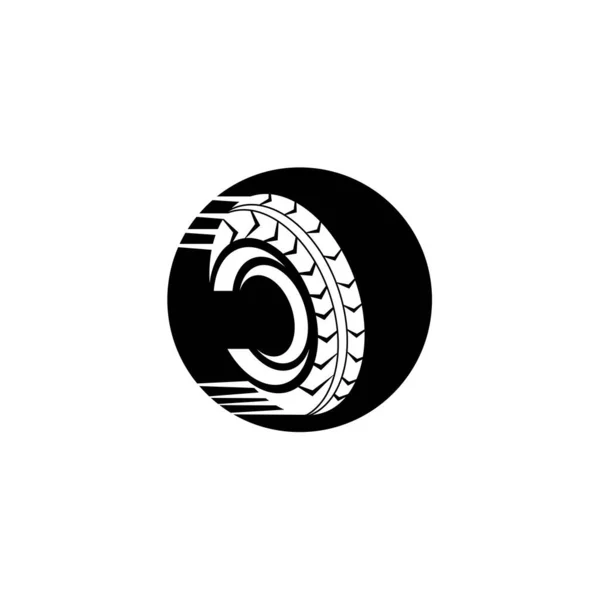 Reifenvektor Symbol Illustration Design Vorlage — Stockvektor