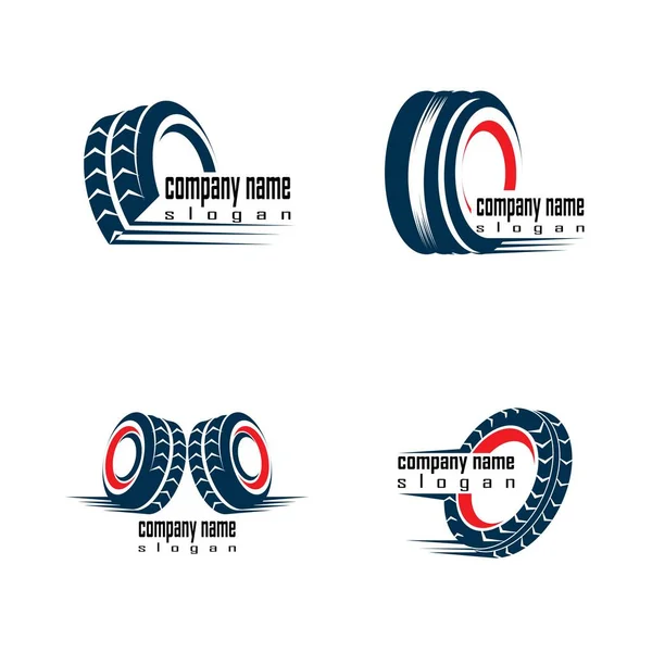 Tire Vector Icon Illustration Design Template — Stock Vector