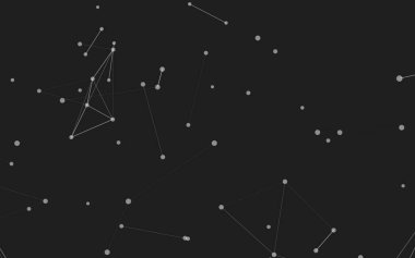 3d soyut arkaplan. Çokgen şekilli molekül teknolojisi, noktaları ve çizgileri birleştiriyor. Bağlantı yapısı. Büyük veri görselleştirmesi. 3d arkaplan. 