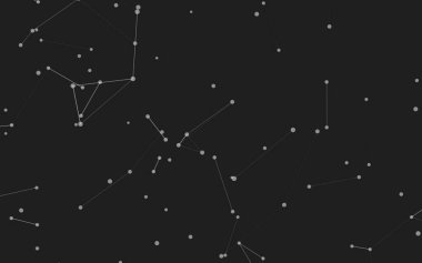 3d soyut arkaplan. Çokgen şekilli molekül teknolojisi, noktaları ve çizgileri birleştiriyor. Bağlantı yapısı. Büyük veri görselleştirmesi. 3d arkaplan. 