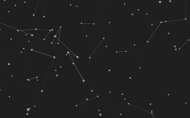 3d soyut arkaplan. Çokgen şekilli molekül teknolojisi, noktaları ve çizgileri birleştiriyor. Bağlantı yapısı. Büyük veri görselleştirmesi. 3d arkaplan. 