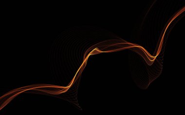 Beyaz zemin üzerinde tek renkli dalga çizgileri olan soyut bir arkaplan. Modern teknoloji arka planı.