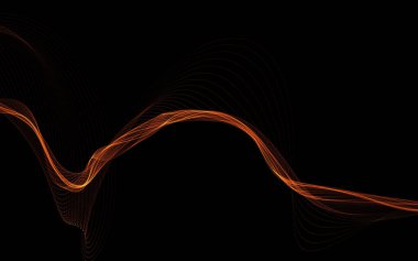 Beyaz zemin üzerinde tek renkli dalga çizgileri olan soyut bir arkaplan. Modern teknoloji arka planı.