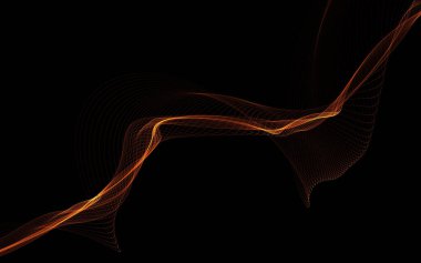 Beyaz zemin üzerinde tek renkli dalga çizgileri olan soyut bir arkaplan. Modern teknoloji arka planı.