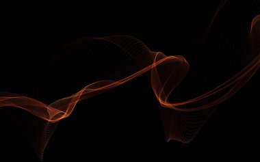 Beyaz zemin üzerinde tek renkli dalga çizgileri olan soyut bir arkaplan. Modern teknoloji arka planı.