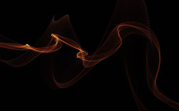 stock image Dark abstract background with a glowing abstract waves, abstract background