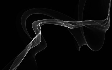 Parlayan soyut dalgalar ve soyut arkaplan ile koyu soyut arkaplan