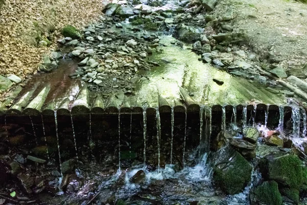 Potok Karpat Letní Výhled Čerstvá Voda — Stock fotografie