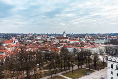 Şehrin tarihi kısmı, yaşlı Vilnius.