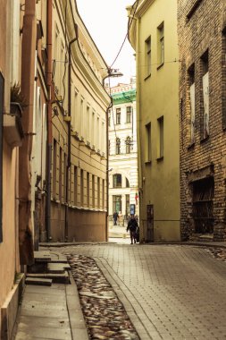 Şehrin tarihi kısmı, yaşlı Vilnius.