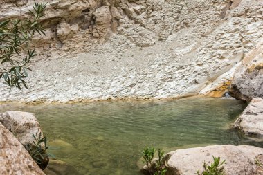 view of avakas gorge in cyprus, natural landscap clipart