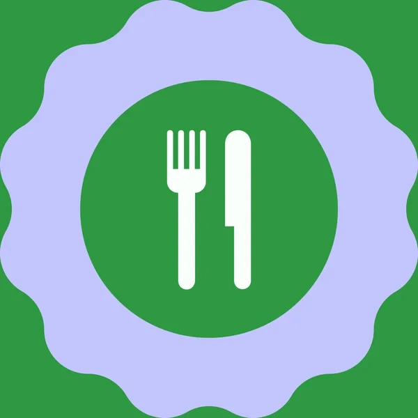 vector fork icon for your project