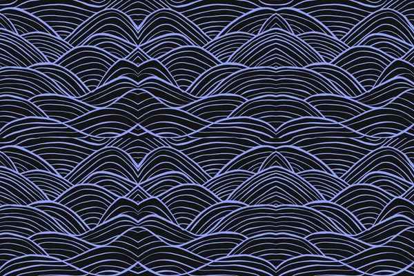 seamless wave hand drawn lines pattern. high quality vector illustration. ink strokes and wavy waves waves on a wavy pattern or wavy surface texture. abstract