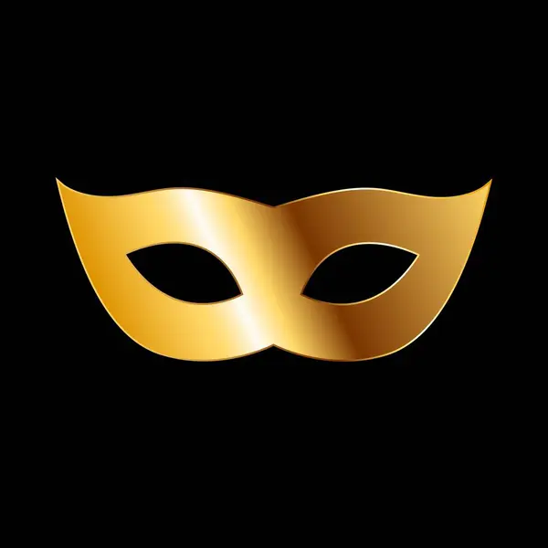 golden masquerade mask, mask, carnival, carnival, masquerade, masquerade, vector illustration