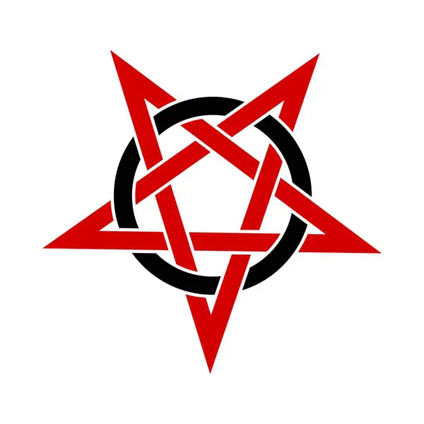 pentagram star logo vector