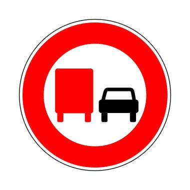 Çemberin içinde yol işareti.