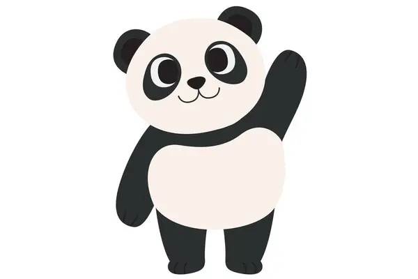 Panda hayvan ikonu. Sevimli hayvan panda. panda simgesi.