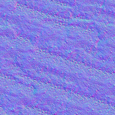 Normal toprak alanı. doku normal eşleştirmesi