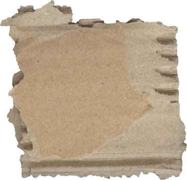 Yırtık karton dokular, karton kağıtlar.