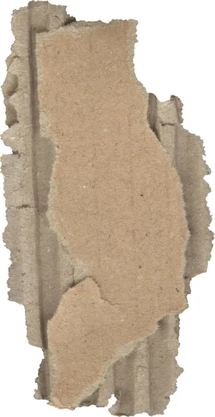 Textures Carton Déchiré Morceau Papier Cartonné — Photo