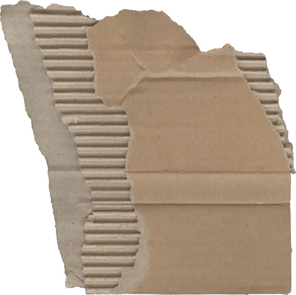 Torn Cardboard Textures Piece Cardboard Papers — Stock Photo, Image